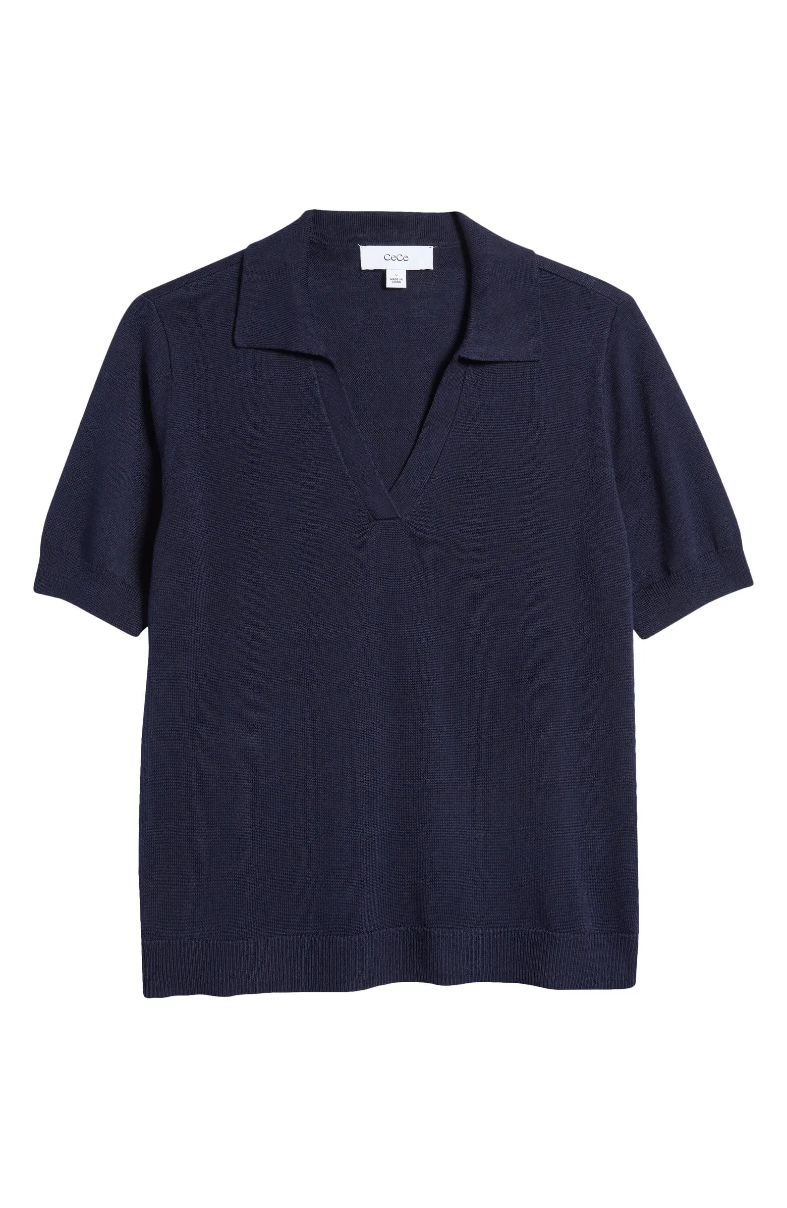 Cotton Blend Polo Sweater | Nordstrom