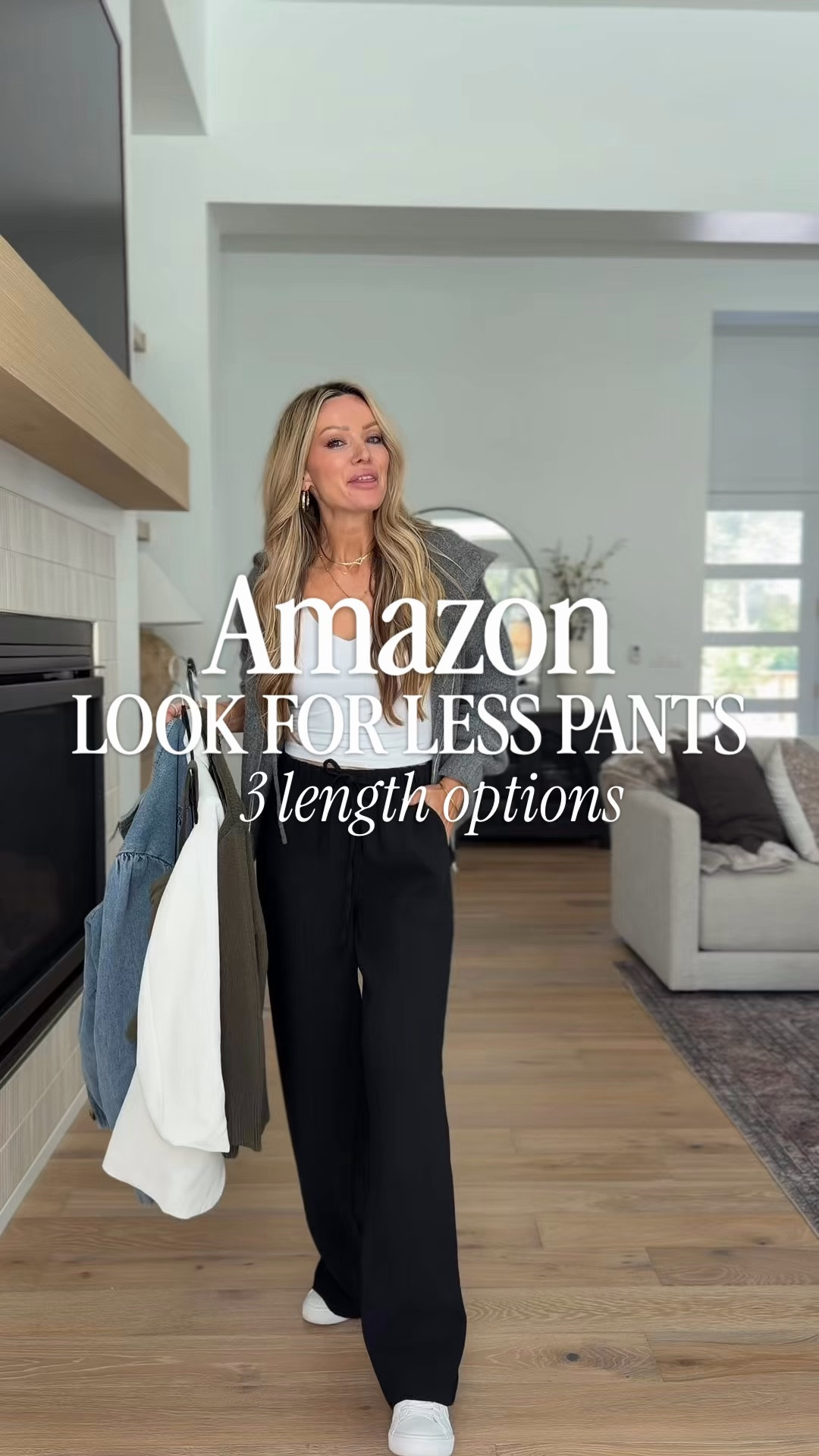 Amazon outfit idea if you’re tired of buying pants that only work for one type of outfit. 🤎 comment AMAZON and I’ll send you details 

These Aritzia look-for-less pants are exactly the kind of wardrobe find I love because you can wear the SAME pair so many different ways. They’re wrinkle resistant, come in three length options, and can go from super casual with sneakers and a denim jacket to completely polished with a blazer and heels.

I styled them four ways here, but honestly these are the kind of pants you can build half your closet around. Less “I have nothing to wear,” more grabbing one reliable pair of pants and changing the vibe with what you already own.

Which way would you wear them most?

#amazonfashion #amazonoutfits #aritzialookforless #wardrobestaples #affordablefashion