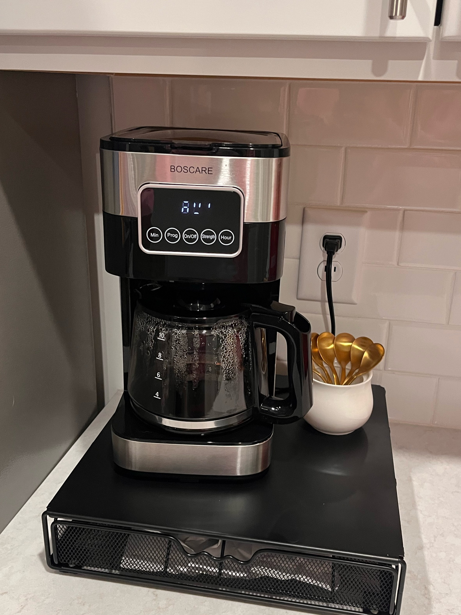 my husband loves this coffee maker we got as a wedding gift! ☕️🤎

#LTKHome #LTKFindsUnder50