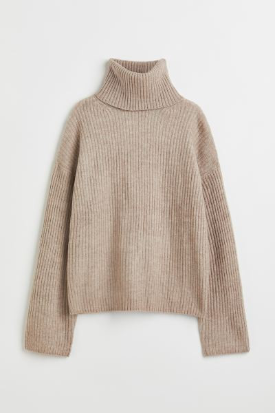 Oversized-Rollkragenpullover | H&M (DE, AT, CH, NL, FI)