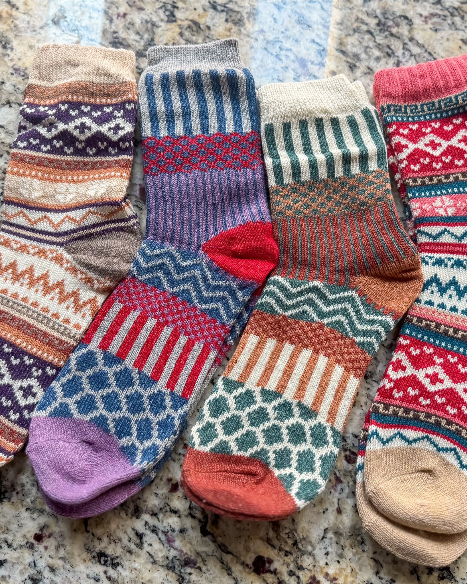 Y’all, I’m telling you - you NEED these socks for Fall! They’re obviously so pretty, but they are also so soft and thick and comfortable! I own multiple packs of these and just can’t get enough! 