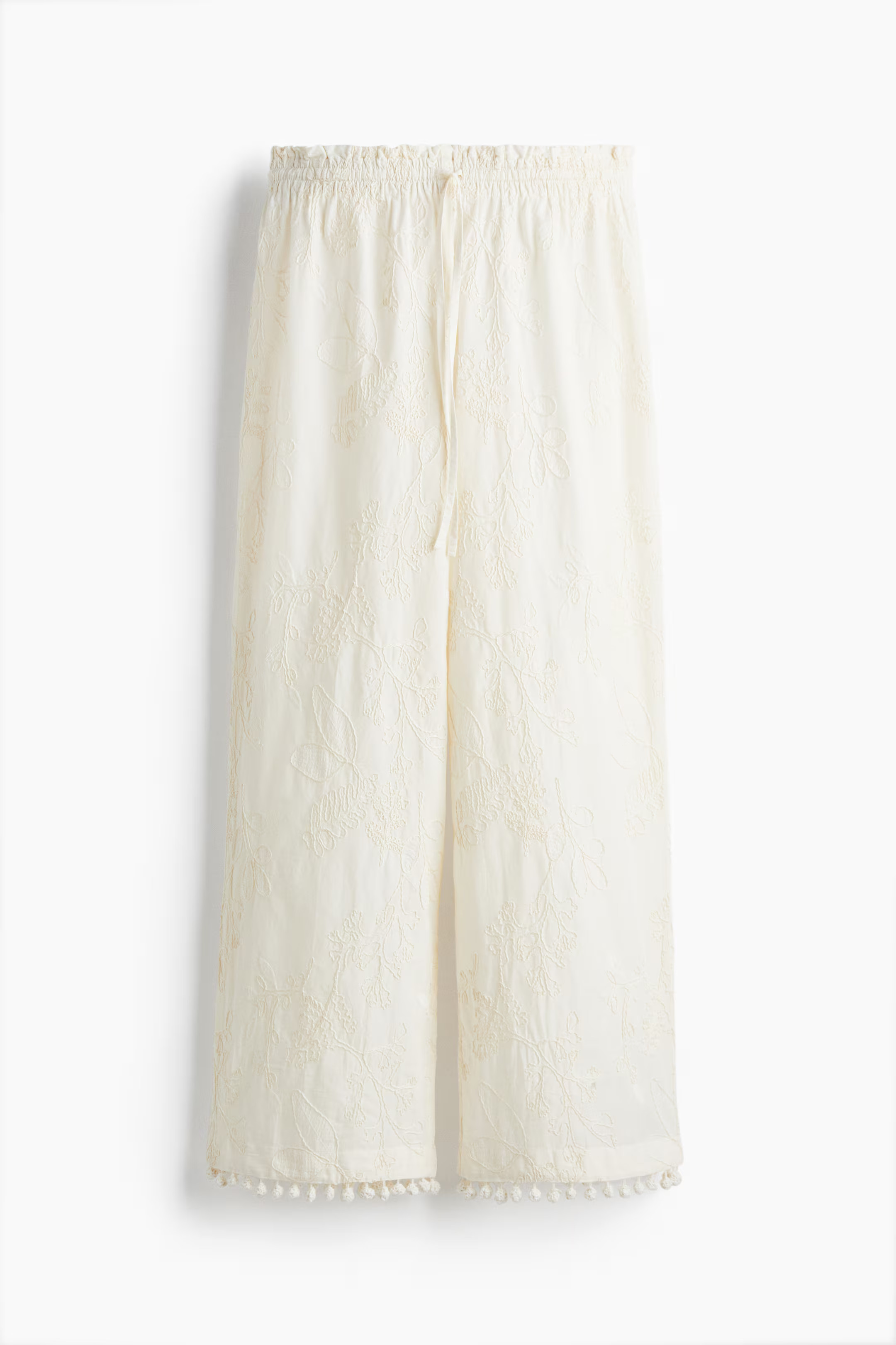 Embroidered Drawstring Pants | H&M (US + CA)