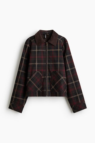 Corduroy-collar twill jacket | H&M (UK, MY, IN, SG, PH, TW, HK)