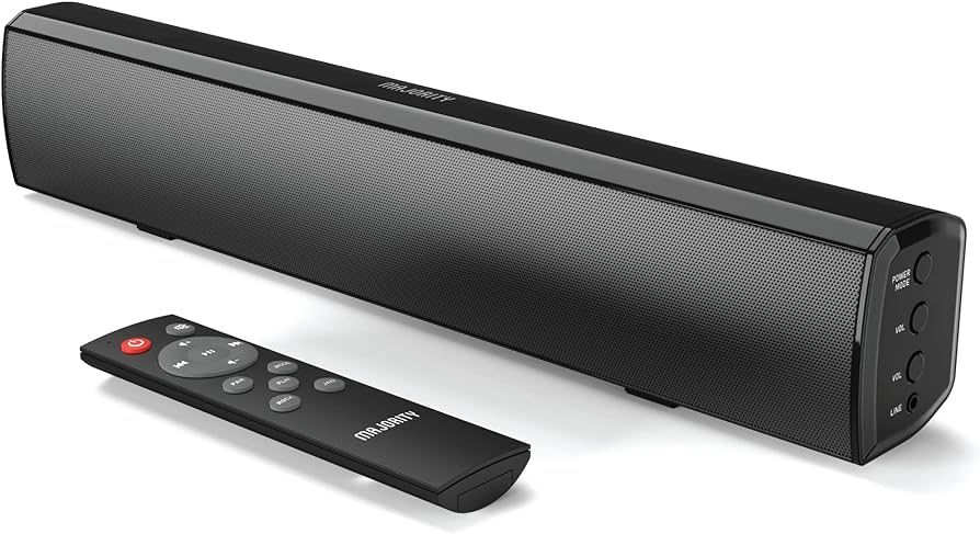 Majority 15 Inch Soundbar for TV, Bluetooth Sound Bar 50 Watts, Home Audio Speaker, Small PC Soun... | Amazon (US)