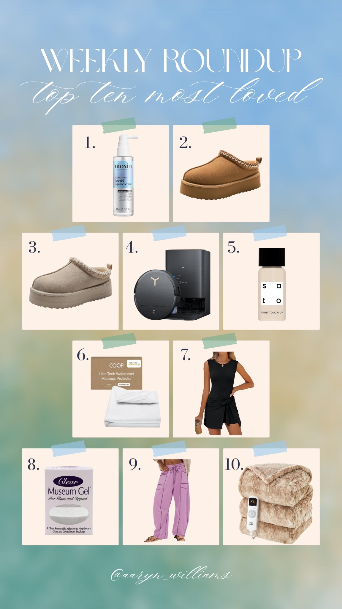 weekly roundup 💫 sharing the top ten most loved items you guys couldn’t get enough of this week — from cozy finds to everyday staples that are totally worth the hype 🤍

#amazonfinds #weeklyfavorites #mostloved #cozyhome #amazonhome #amazonfashion #homeessentials #ltkhome #ltkfashion #aarynwilliams