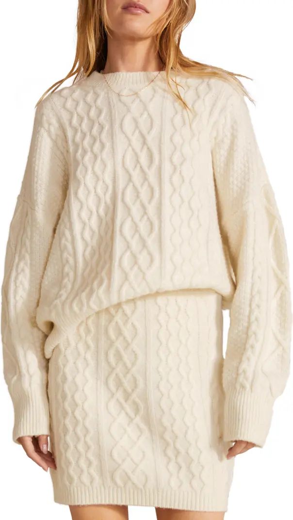 Oversize Cable Knit Sweater | Nordstrom