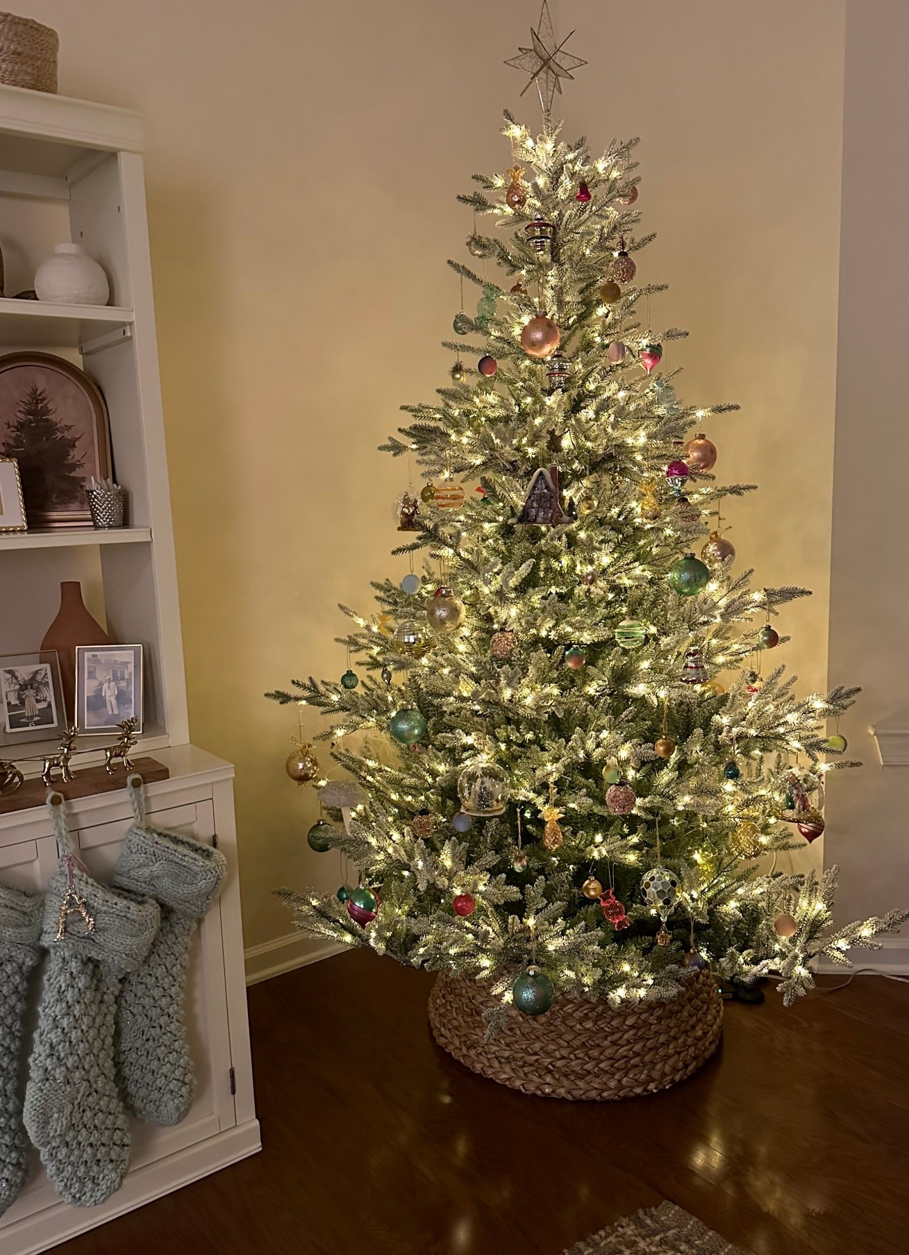 Our McGee & Co tree is  50 percent off and is so pretty! 
✨ Christmas tree ideas | McGee and Co tree | Anthro ornaments | Cozy holiday home
#HolidayDecor #ChristmasTreeDecor #AnthroHome #McGeeAndCo #CozyHome

#LTKCyberWeek 

#LTKHoliday #LTKHome