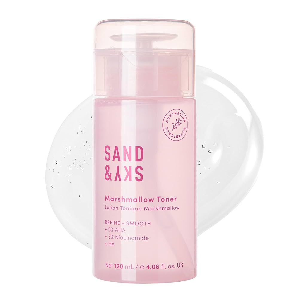 Sand & Sky Australian Essentials Brightening Toner with Niacinamide & Glycolic Acid - Marshmallow... | Amazon (US)