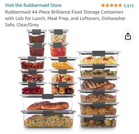 The holy grail of food storage! 

#rubbermaid
#foodstorage
#kitchen
#splurgeworthy

#LTKunder100 #LTKFind #LTKhome