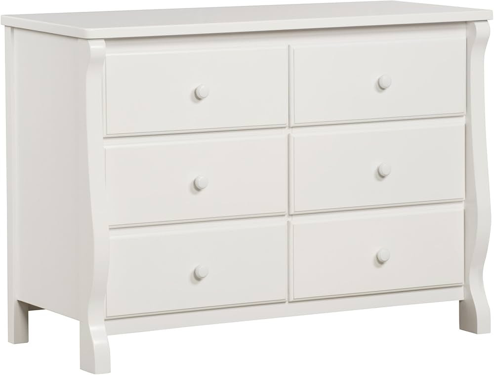 Delta Children Universal 6 Drawer Dresser, Greenguard Gold Certified, White | Amazon (US)
