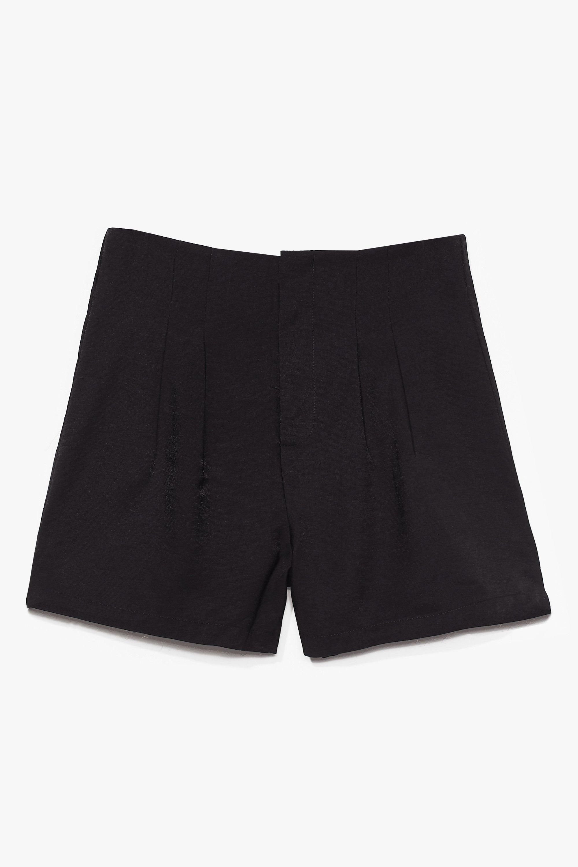 Save a Pleat for Me High-Waisted Shorts | NastyGal (UK, IE)