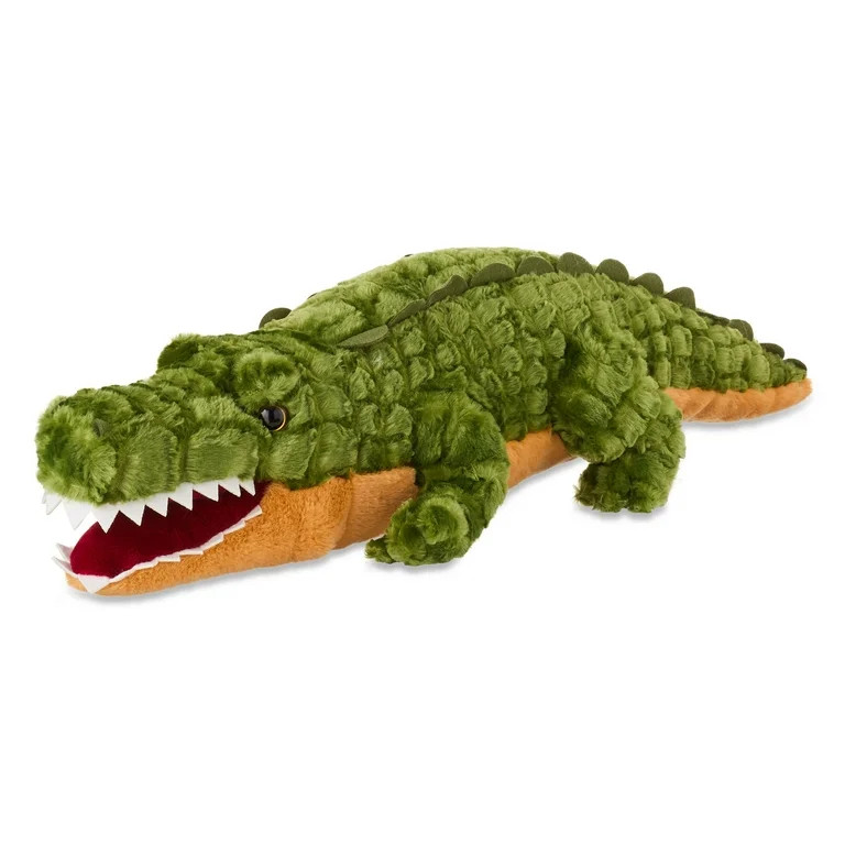 Large Crocodile Plush, Green, 7", Valentine's Day by Way To Celebrate | Walmart (US)