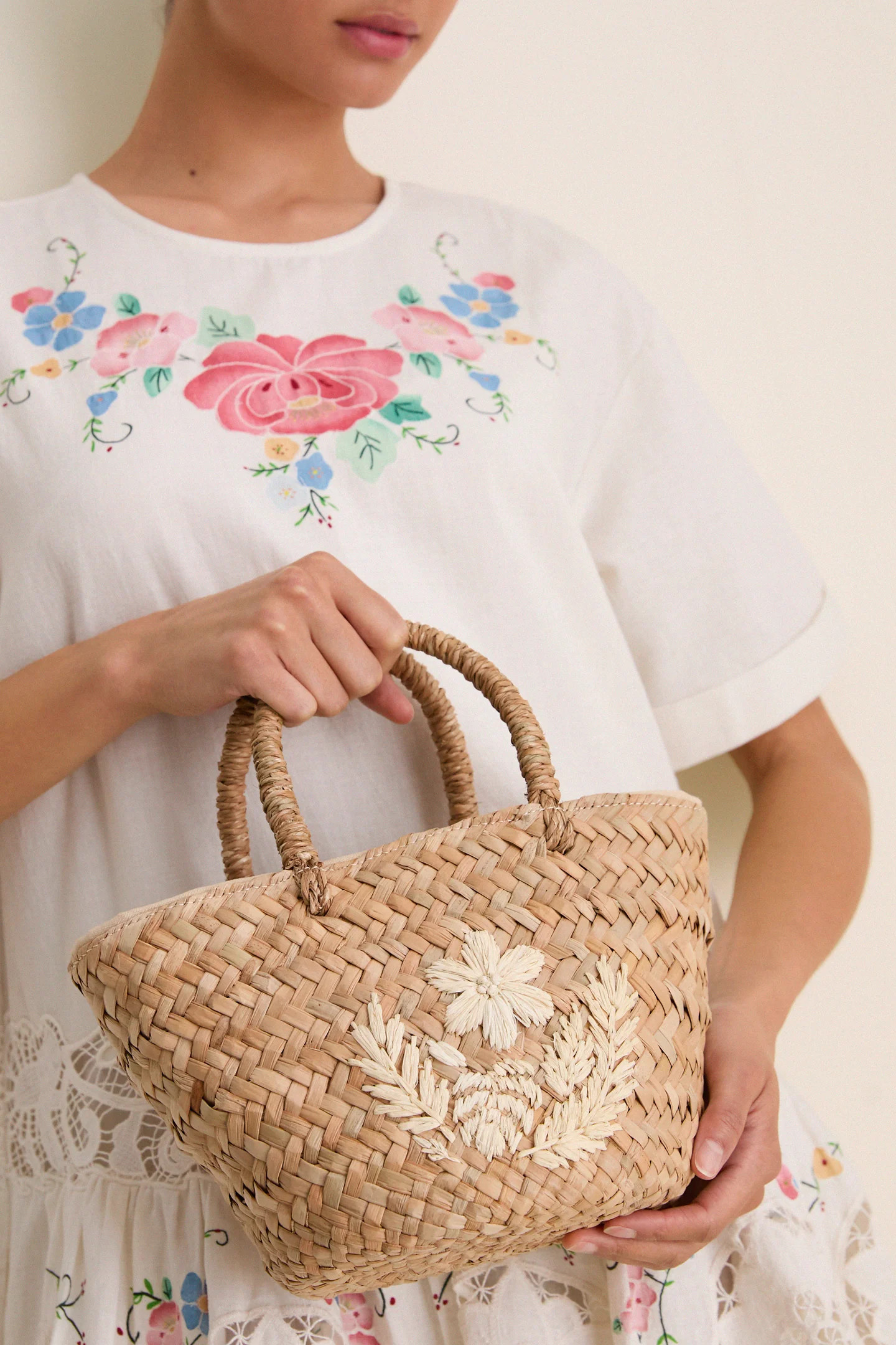 Natural Mini Lotus Tote | Tuckernuck (US)
