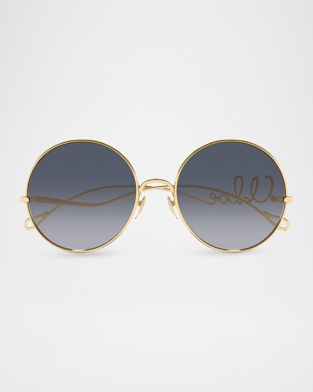 56mm Metal Round Sunglasses | Neiman Marcus