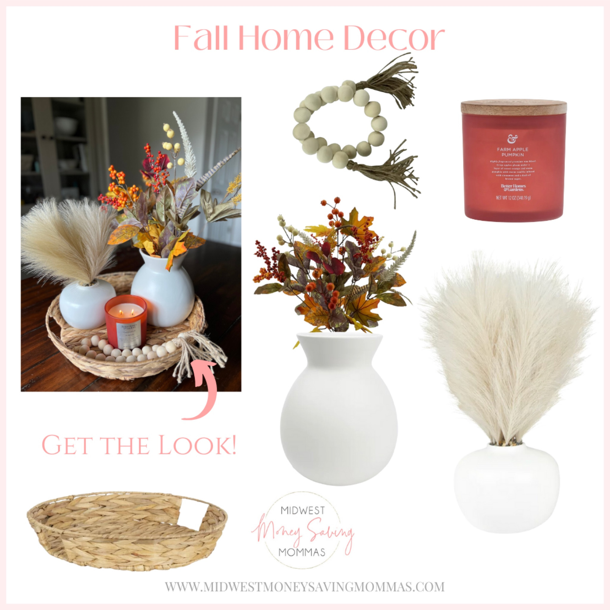 Fall Home Decor

Coffee table decor  dining room table  fall decor  vase  faux plants  artificial plants  wooden beads  candles 

#LTKhome #LTKSeasonal #LTKstyletip