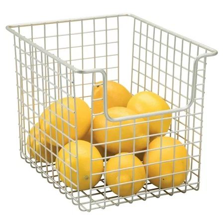 InterDesign Classico Open Wire Small Storage Basket, Matte Satin | Walmart (US)