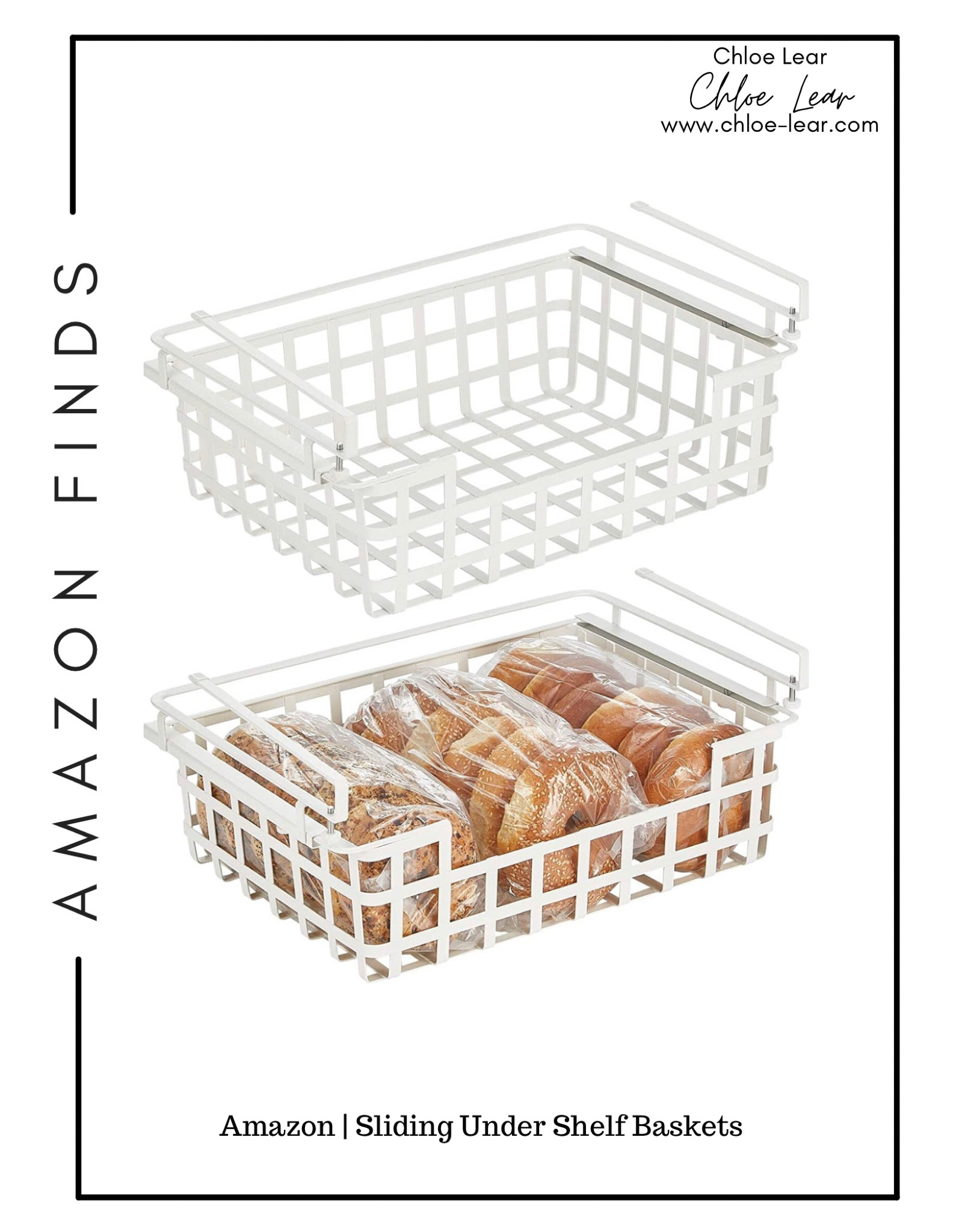 Sliding baskets for kitchen storage from Amazon.
#kitchenstorage #pantry #amazonfinds

#LTKFind #LTKhome #LTKfamily