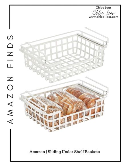 Sliding baskets for kitchen storage from Amazon.
#kitchenstorage #pantry #amazonfinds

#LTKFind #LTKhome #LTKfamily