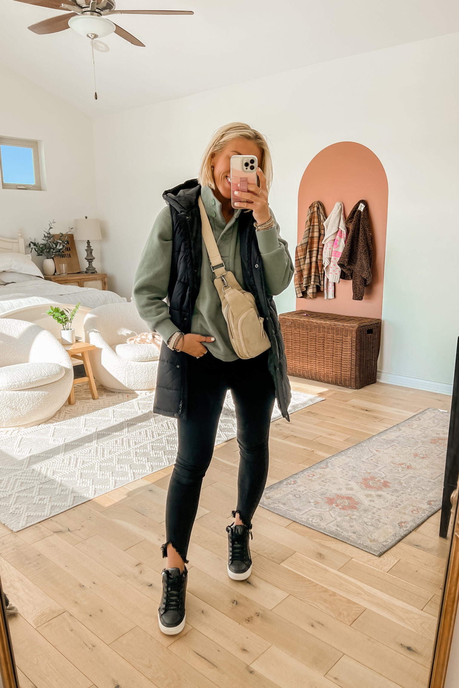 Love this long puffer vest from Walmart! Wearing size small  

#LTKsalealert #LTKunder100 #LTKunder50