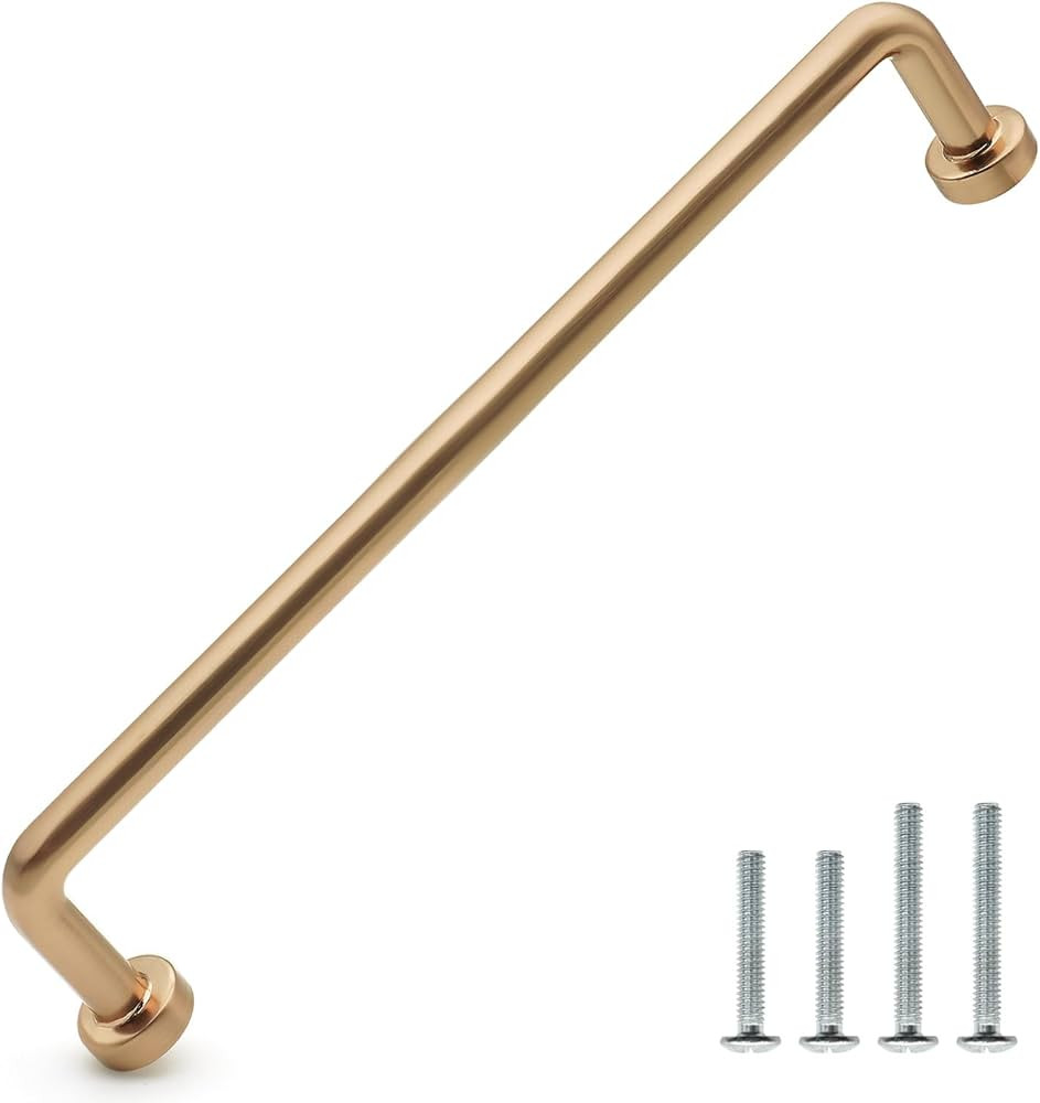 FURFITT 10 Pack Champagne Bronze Cabinet Pulls 6-1/4 Inch(160mm) Hole Center Solid Zinc Alloy Cab... | Amazon (US)