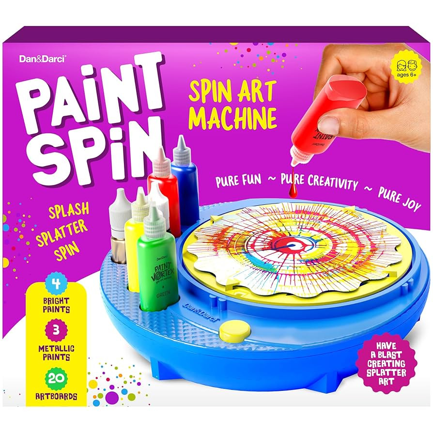 Paint Spin Art Machine Kit for Kids - Arts & Crafts for Boys & Girls Ages - Art Craft Set Gifts f... | Amazon (US)