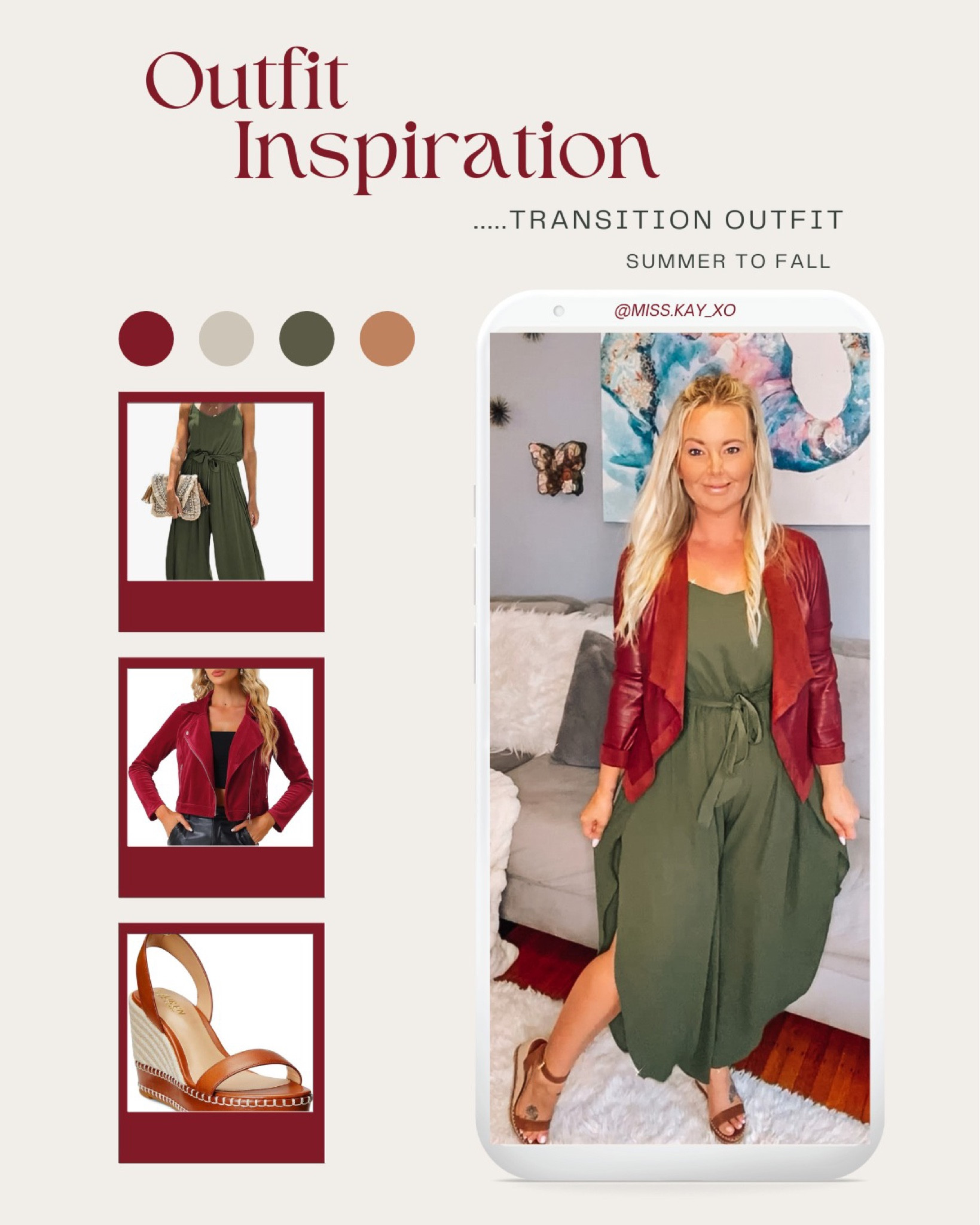 Perfect fall jumpsuit! I love the slit leg. It’s comfy and flattering! Cute with sandals or sneakers for fall. 

#LTKshoecrush #LTKSeasonal #LTKstyletip