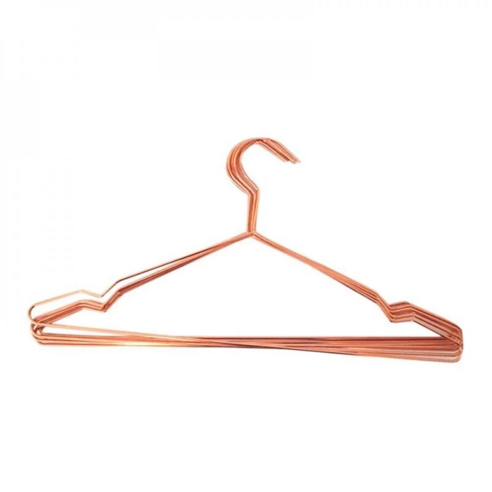 BRAND CLEARANCE!Iron Hangers 10Pcs Coat Hangers Rose Gold Hook Heavy Duty Clothes Hanger Natural ... | Walmart (US)