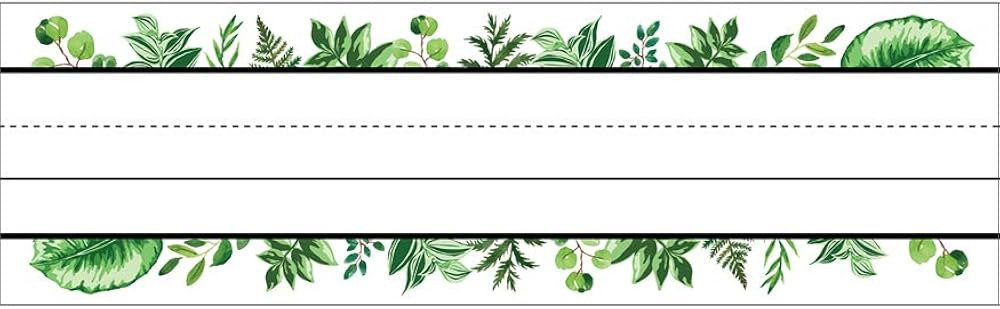 Schoolgirl Style Simply Boho 36 Pc. Boho Nameplates for Student Desks with Greenery Border, Boho ... | Amazon (US)