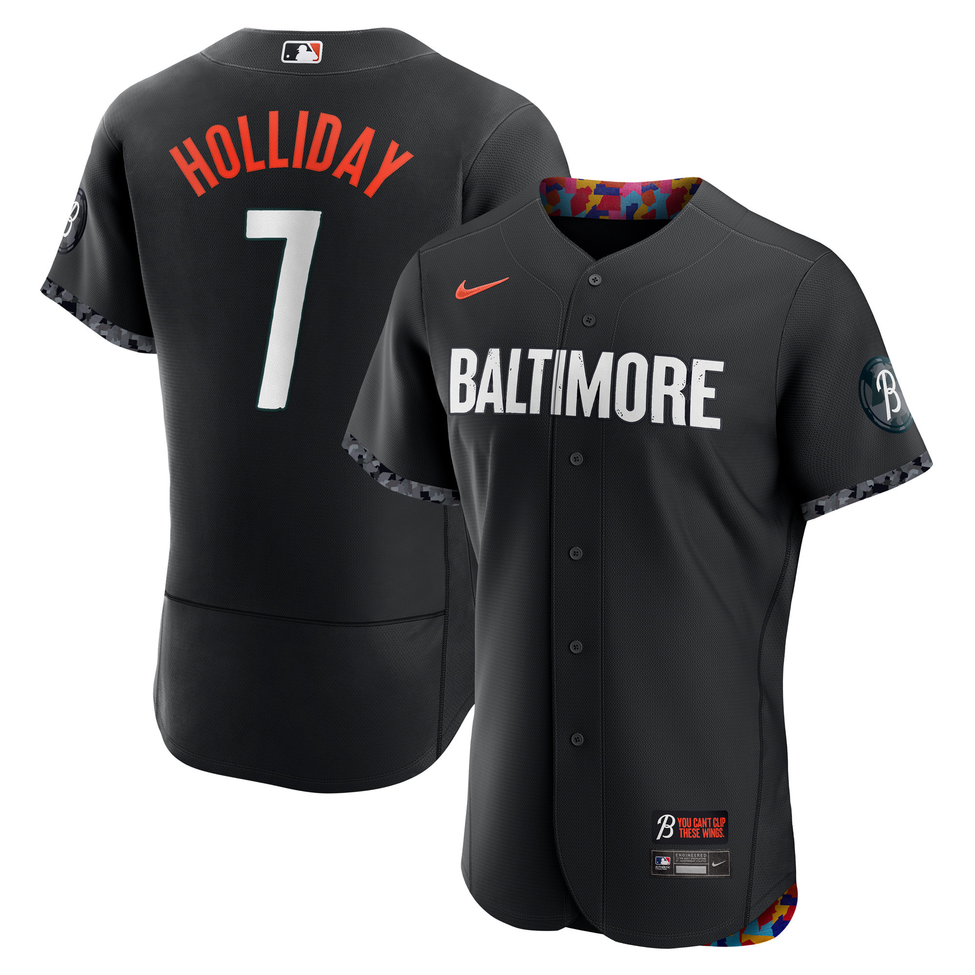 Men's Nike Jackson Holliday Black Baltimore Orioles City Connect Authentic Player Jersey | Fanatics