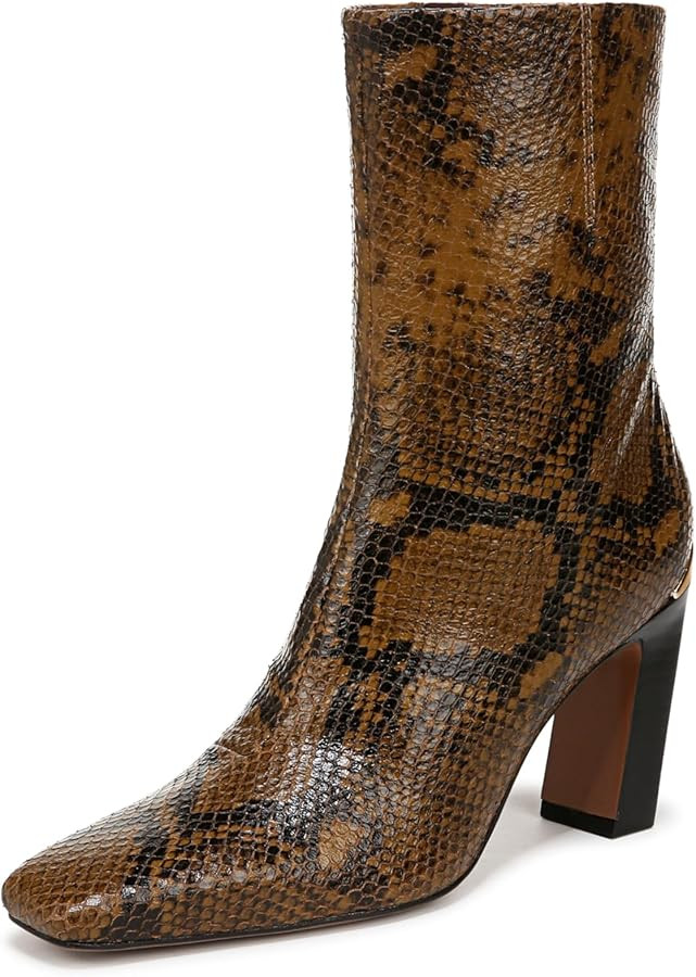 Franco Sarto womens Briar Snip Toe Heeled Ankle Boot | Amazon (US)