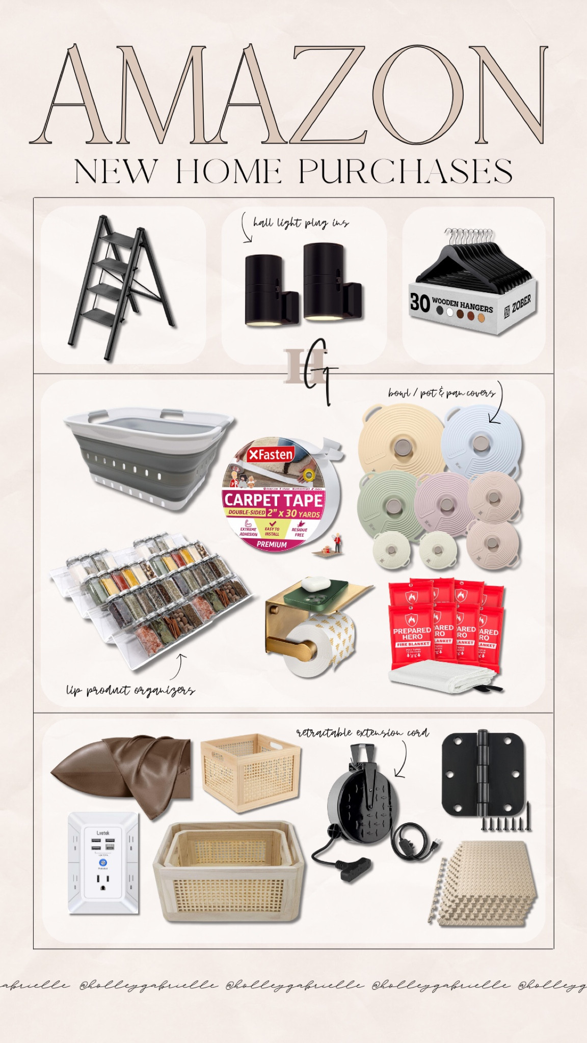 Some of my recent home snags for the new house 📦🤎🏡 I’ll be sharing them on stories over the next few weeks!! 

Amazon finds / home / moving / essentials / Holley Gabrielle 

#LTKfindsunder100 #LTKfindsunder50 #LTKhome