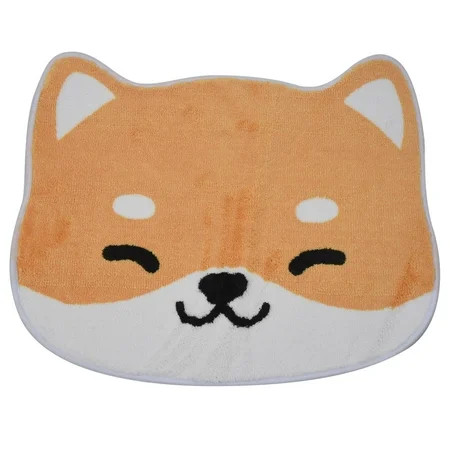 Household Comfort Carpet Cartoon Pattern Bathroom Non-Slip Mat Kitchen Absorbent Pad Shiba Inu Yello | Walmart (US)