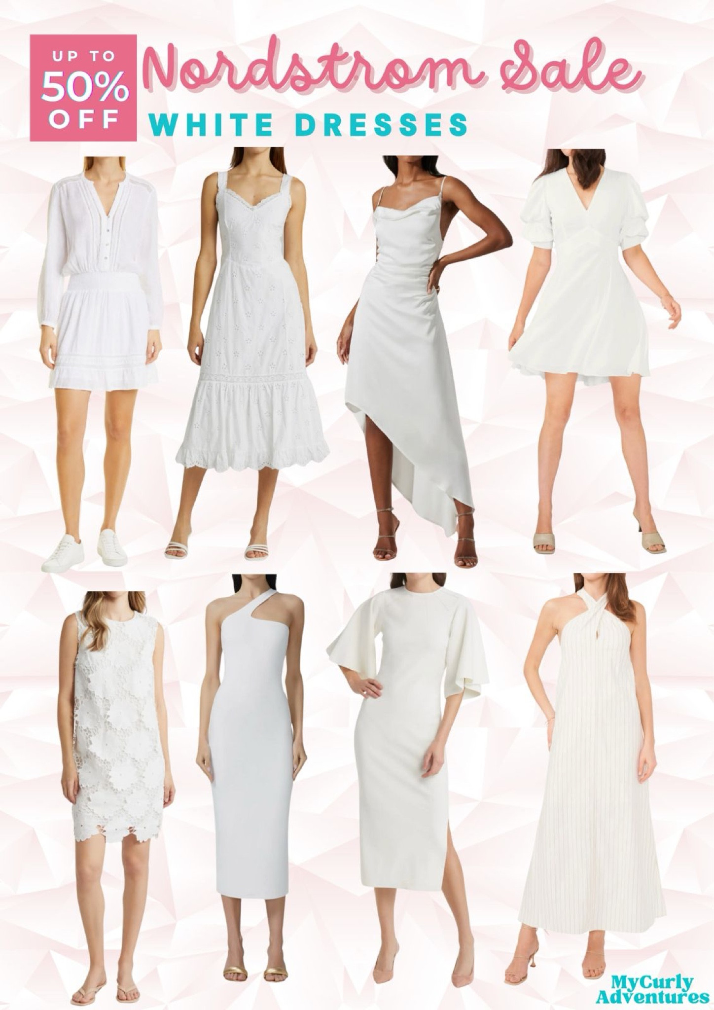 Fresh, chic, and classic! These white dresses from Nordstrom’s Anniversary Sale stole my heart.

- travel outfit, vacation outfit, seasonal outfit, concert outfit, wedding guest outfit, wedding guest dress, holiday dress, holiday outfit, fall dress, fall outfit, thanksgiving dress, summer dress, summer outfit, summer fashion, spring dress, spring outfit, date outfit, spring fashion, date night outfit, party dress, trendy ootd, fall fashion, work outfit, Nordstrom finds, Nordstrom Sale

#LTKxNSale #LTKSeasonal #LTKFindsUnder50 #LTKStyleTip #LTKTravel #LTKParties #LTKFindsUnder100 #LTKWorkwear #LTKWedding #LTKSaleAlert