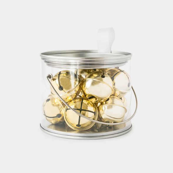 Gold Jingle Bells Container - Sugar Paper™ | Target