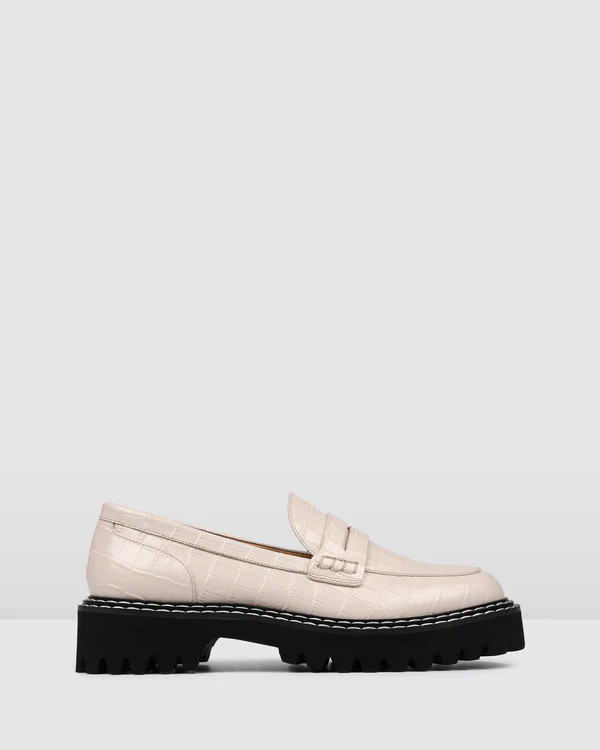 UNITY LOAFERS BONE CROC | Jo Mercer (AU)