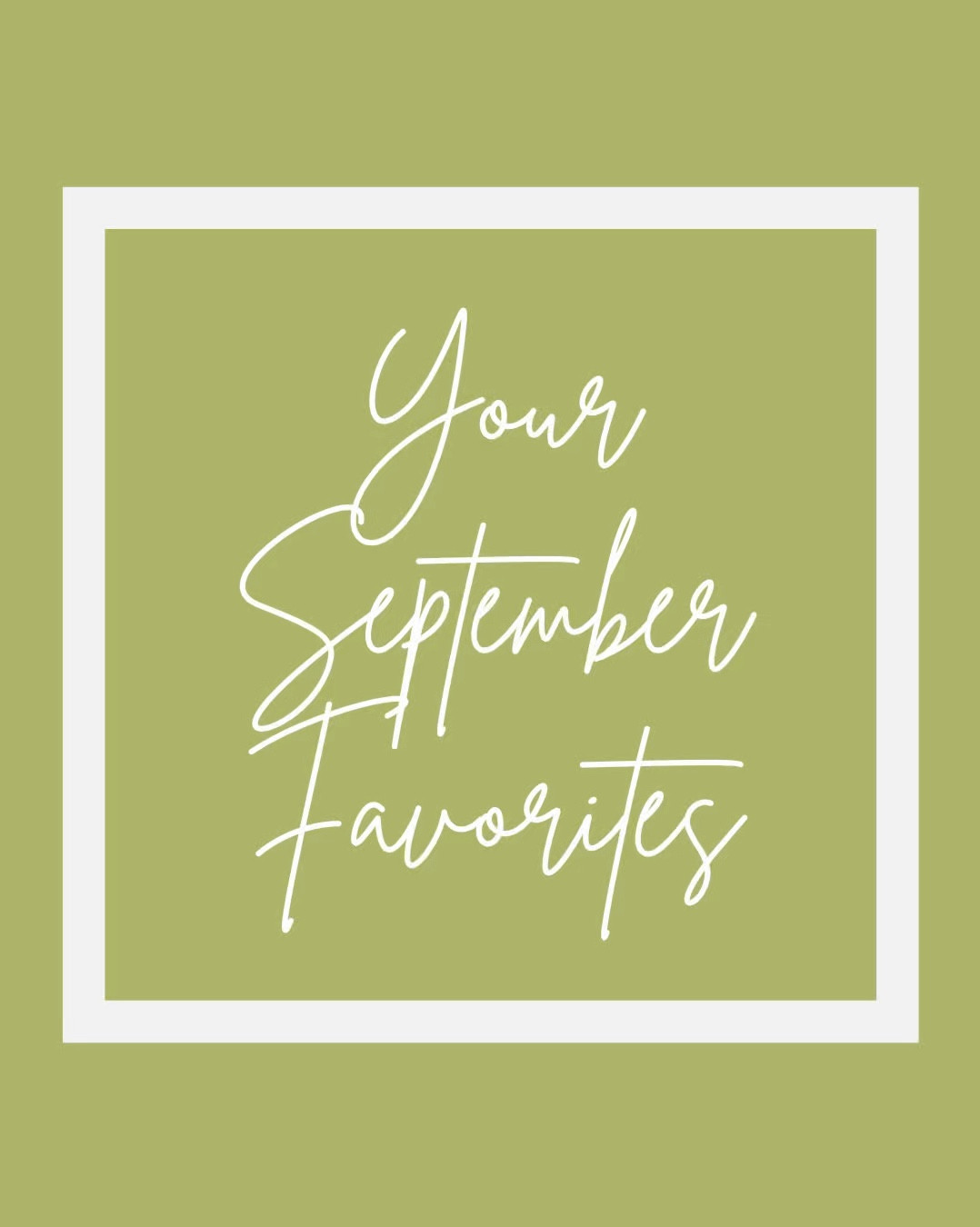 Your September Favorites - we love sharing your favorite choices with you.  Comment if there are any items you’d like us to find for you.   

#LTKfavorites
#LTKfinds
#LTKseptember

#LTKMens