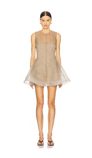 by Marianna Blaire Mini Dress in Taupe | Revolve Clothing (Global)
