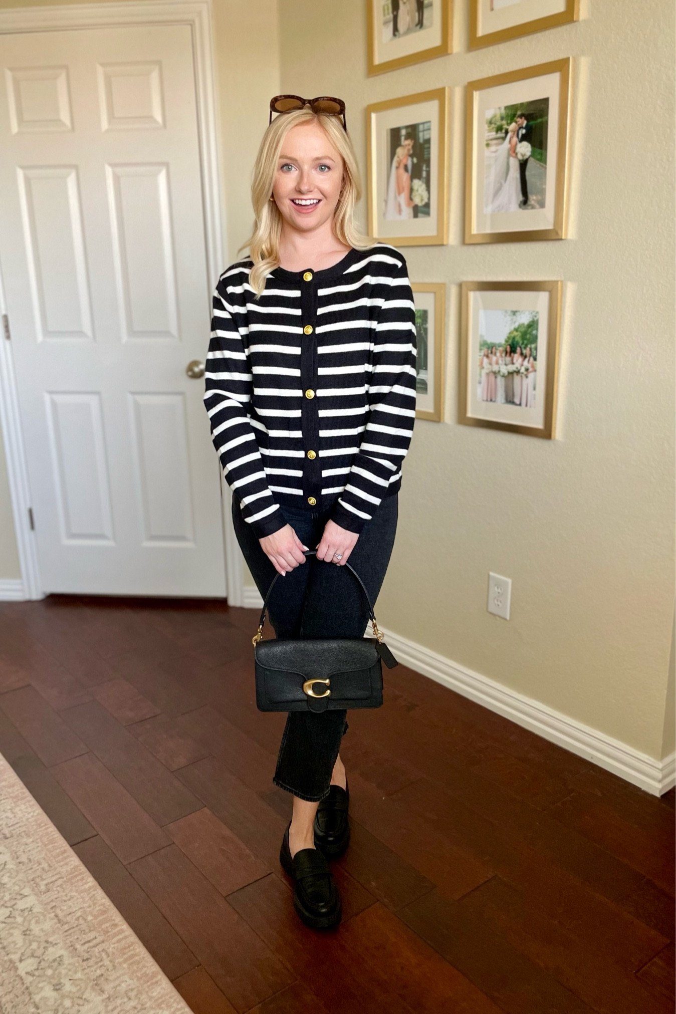 Lady jacket, striped cardigan, fall cardigan, fall outfit 

#LTKfindsunder50 #LTKSeasonal #LTKstyletip