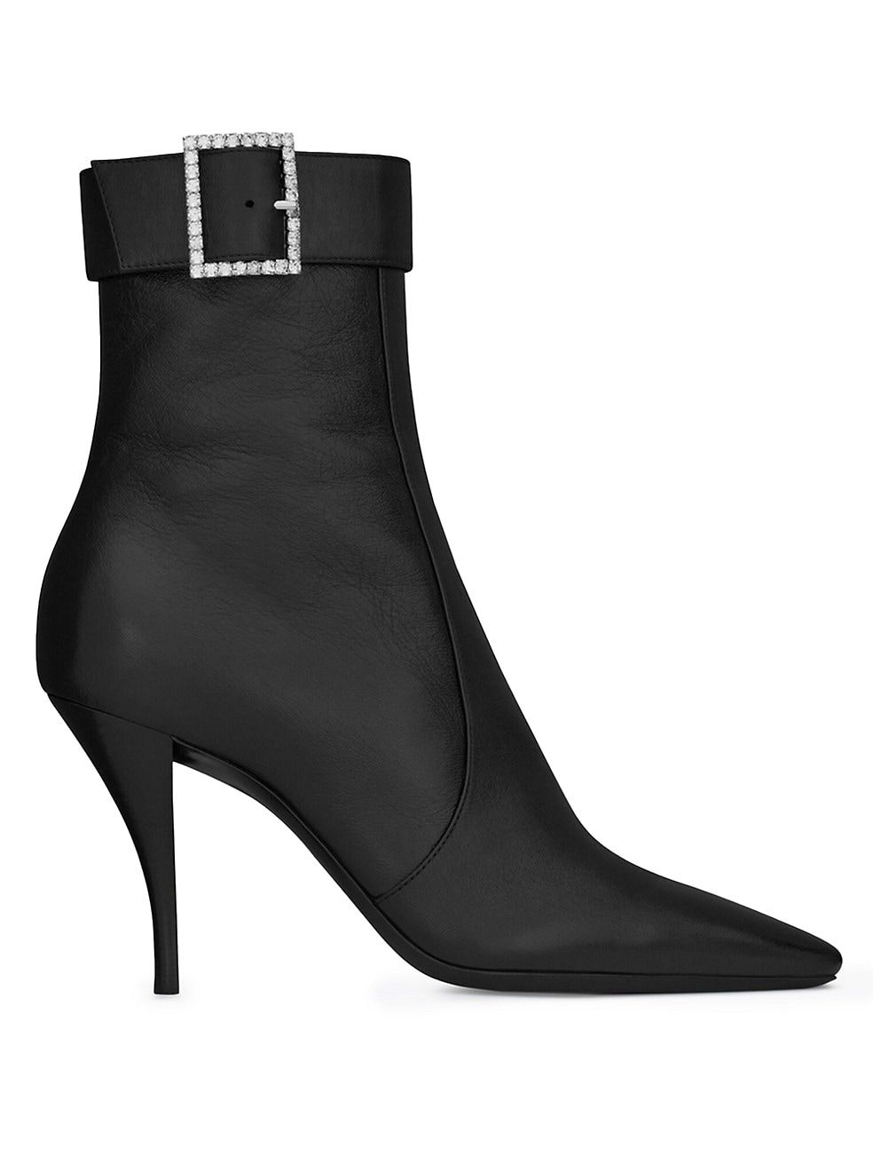 Saint Laurent Jill Booties In Vintage Leather | Saks Fifth Avenue