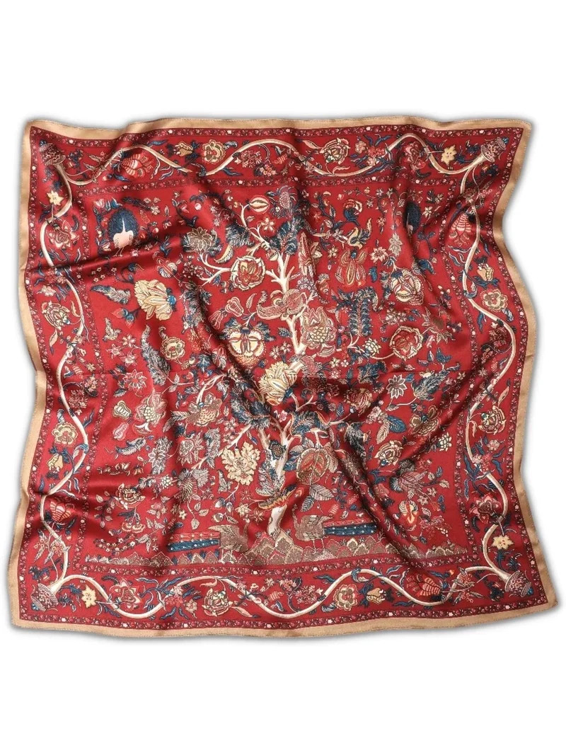 CHUNTIAN 100% Pure Mulberry Silk Square Scarf 27"x27" Women Neckerchief Headscarf Gift Packed | Walmart (US)