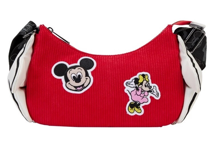 Loungefly Disney 100th Red Mickey & Minnie Classic Gloves Cross Body Bag-NWT | eBay US