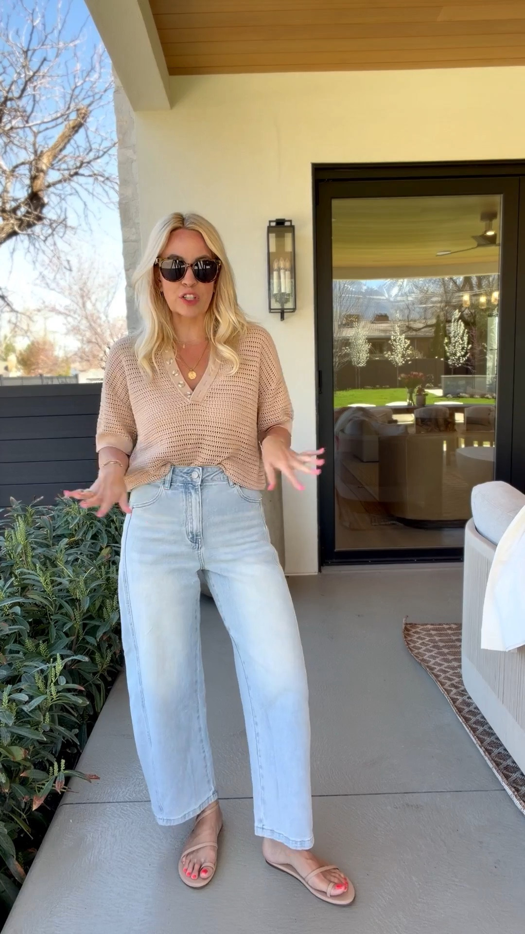 These barrel pants are incredible! Size 2! 

#LTKootd #LTKmomlife #LTKgrwm