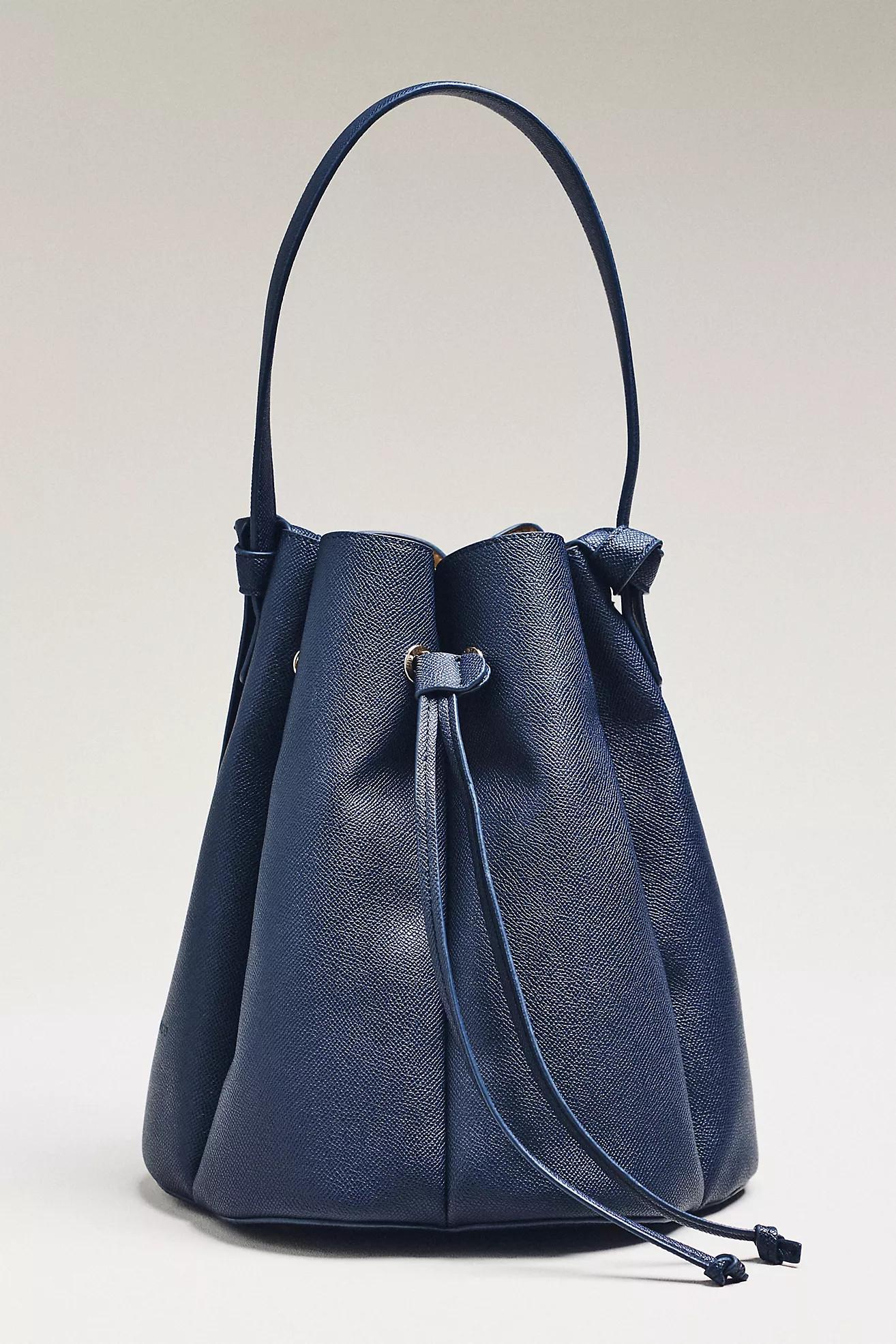 Laguna Cinched Vegan Leather Bucket Bag | Anthropologie (US)