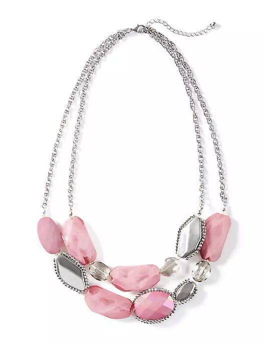 Lotus Glow Necklace (Double Strand)Lotus Glow Necklace (Double Strand) | Catherines Global