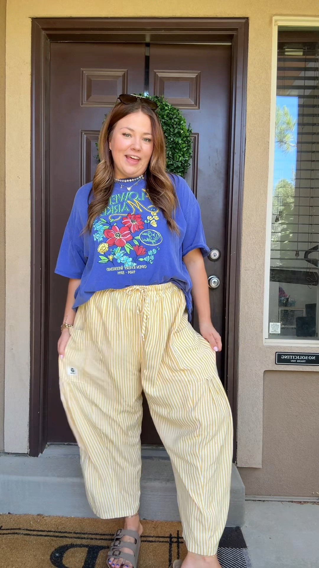 The best summer pants!! 5’6, 190 lbs. wearing L SIZE DOWN!! 1 maybe even 2

#LTKootd #LTKMidsize #LTKTall