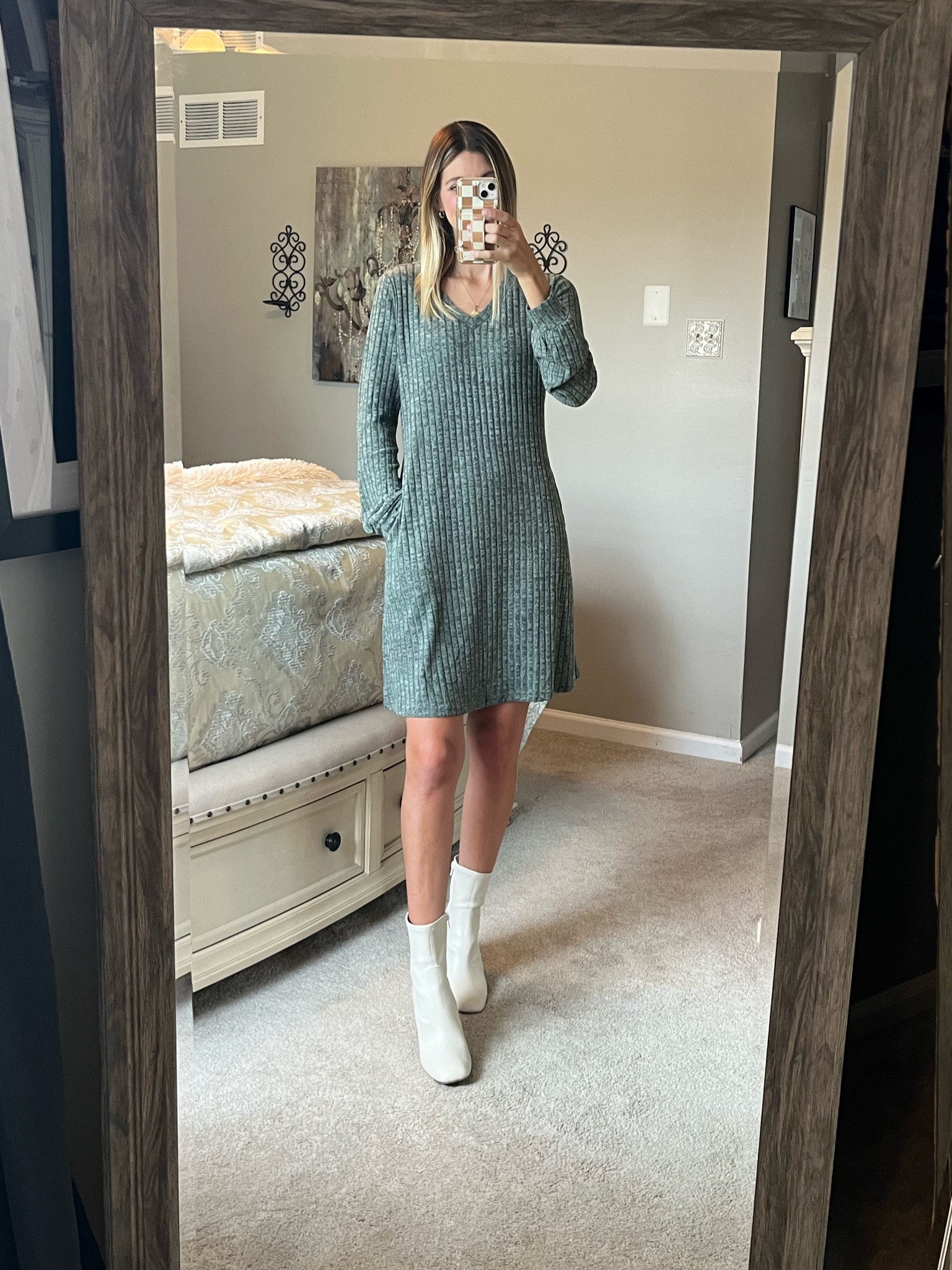 Dress: S (I’m 5’7 for reference)

Amazon | Amazon fall style | Amazon dress | sweater dress

#LTKStyleTip #LTKFindsUnder50