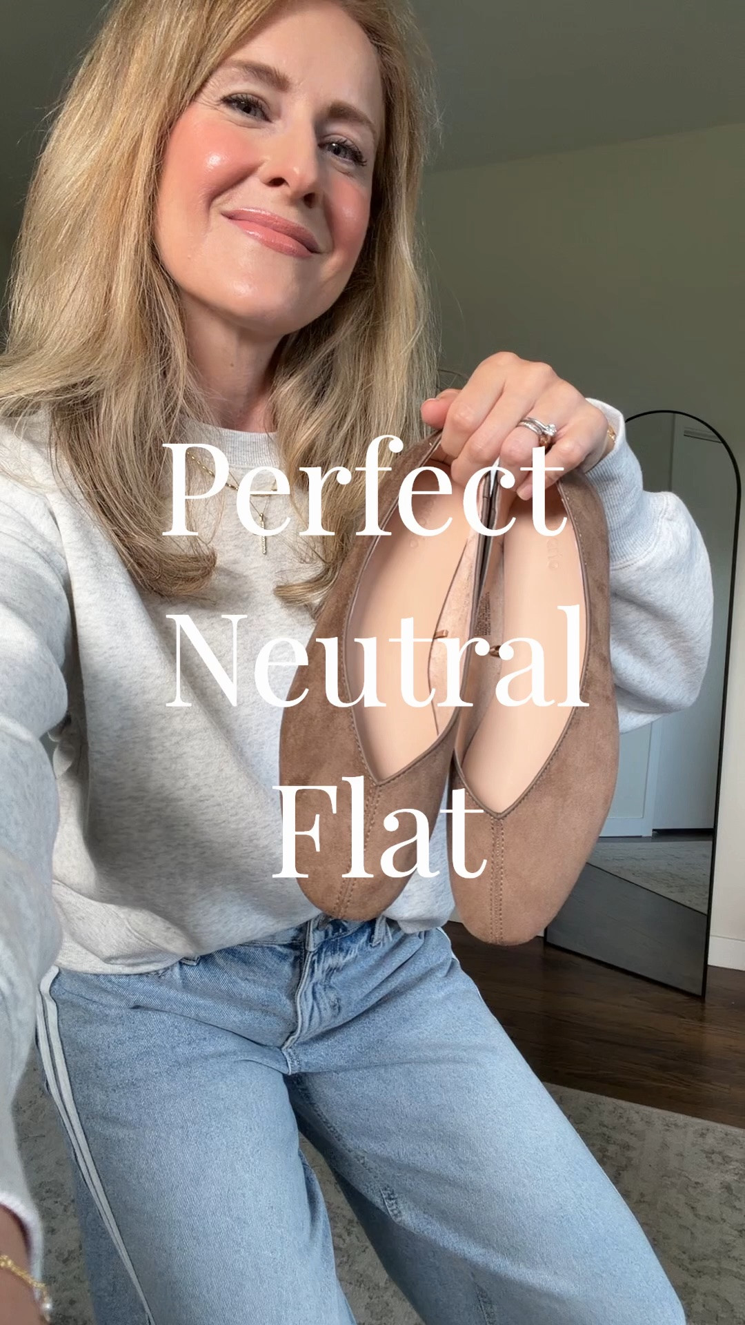 Walmart has the perfect neutral flat, just $27, from the new brand Scenario! Fits true to size. #walmartfashion

#LTKWorkwear