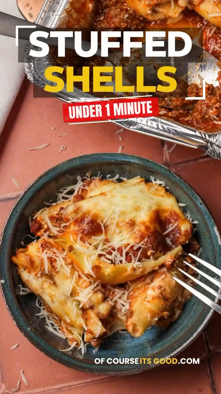 OF COURSE IT’S GOOD 👩🏻‍🍳 UNDER 1 MINUTE | Stuff Shells 🐚 

Full recipe: ofcourseitsgood.com

#LTKfoodie #LTKHome #LTKvlog