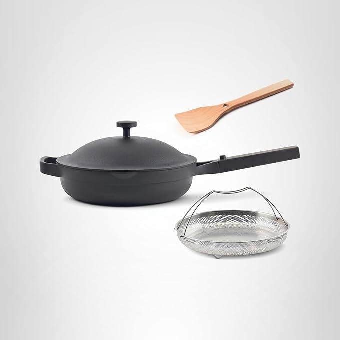 Our Place Always Pan 2.0-10.5” (2.6 Qt) Nonstick, Toxin-Free Ceramic Cookware | Patented 10-in-... | Amazon (US)