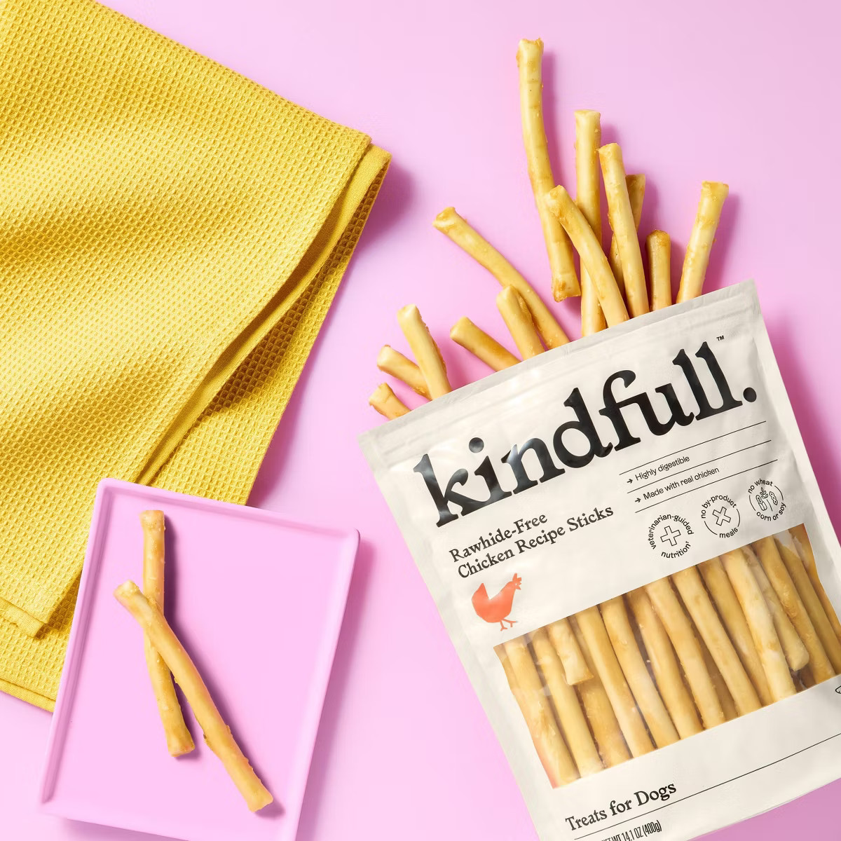 Hide Free Chicken Recipe Stick Dog Treat - Kindfull™ - 14.1oz/40ct | Target